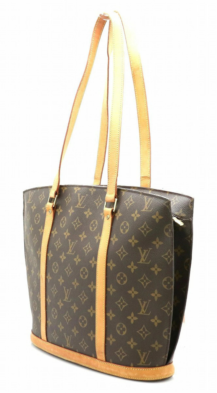Louis Vuitton Monogram Tote Babylon Shoulder Bag Brown